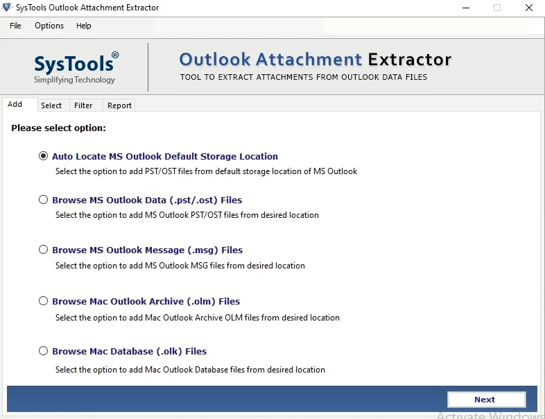 download attachments from outlook