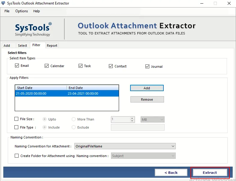 download attachments from outlook