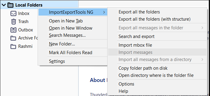 import mbox file